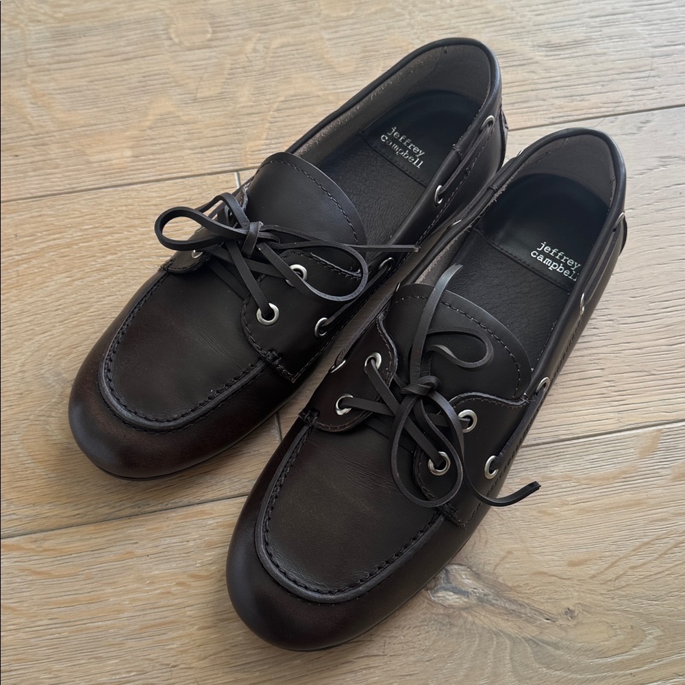 Jeffrey Campbell Brown Loafers - Picture 2 of 11